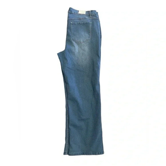 Curve Appeal Curve Creator Bootcut Straight Leg Jeans Size 22W - Picture 5 of 8